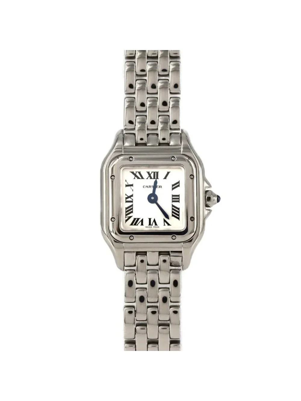 Cartier Watch Panthère Mini Square Silver Dial Roman Index SS Quartz Analog Cartier Panthère De Cartier Watch Mini Model, Quartz  main image 2